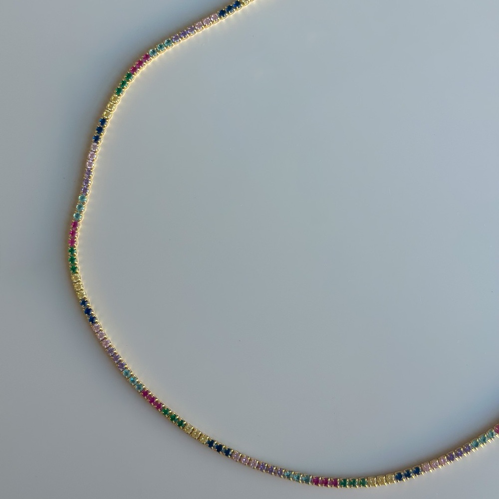 Multicolor Gemstone Necklace
